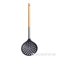 Typhoon Living Nylon and Beechwood Skimmer Durable Wooden Handle Won't Scratch Non-stick Cookware Easily Strains Food Odor and Stain Resistant - B07CVKFNQ6